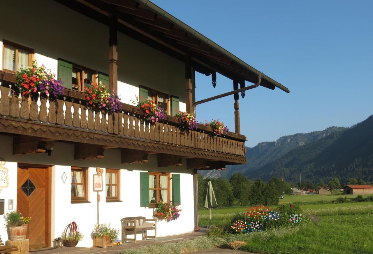 Gästehaus-Bauernhof Buchwieser Unterammergau Exterior foto