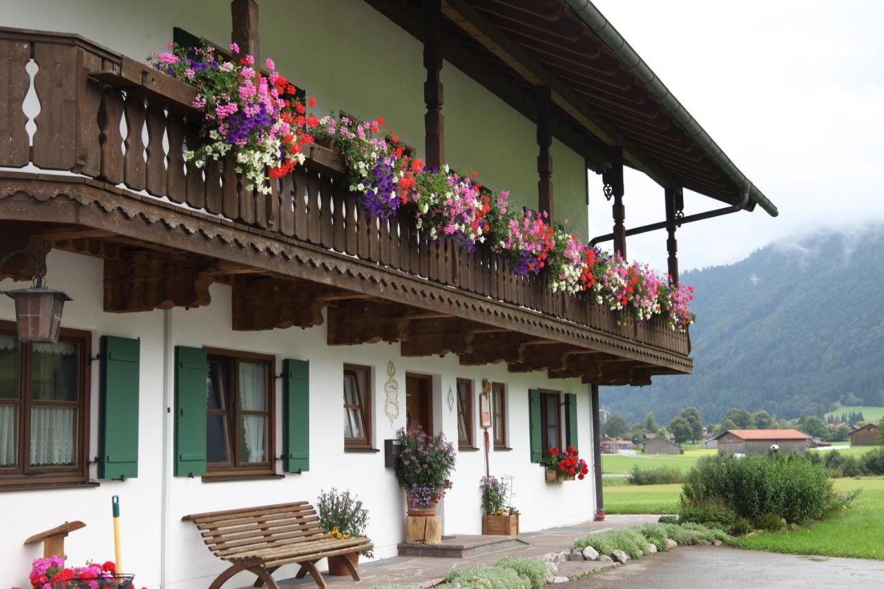 Gästehaus-Bauernhof Buchwieser Unterammergau Exterior foto